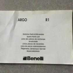 Notice Benelli Argo
