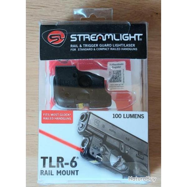 Streamlight TLR 6 glock 43, 43x , 48  combo lampe laser neuve