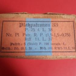 Boîte vide de cartouches allemande 8x57