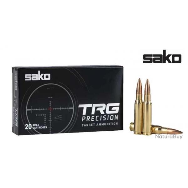 sako trg precision 308 168gr cartouches munitions bte 20 open tip match