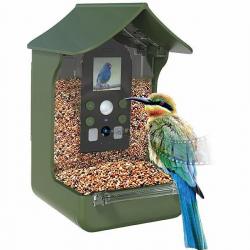 Camera d'observation Mangeoire à oiseaux avec caméra Full HD connectée solaire FRANCAIS FR