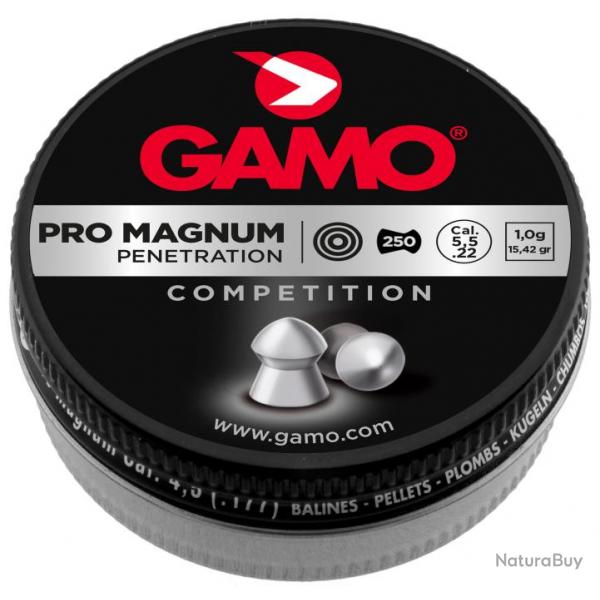 GAMO - Plombs Pro Magnum - Penetration 5,5 mm