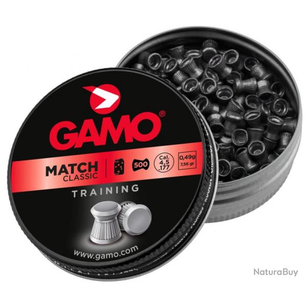 GAMO - Plombs MATCH CLASSIC 4,5 mm