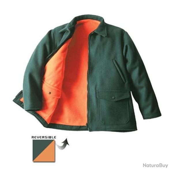 Manteau Big Bill en Laine Reversible Vert 2XL-54Z