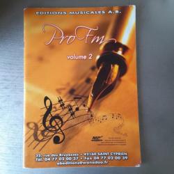 Pro FM Volume 2 Méthode formation musicale Éditions AB