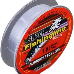 Fil de pêche fluorocarbone, Super solide, Transparent fishing line 100m 12