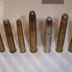 Lot de 9 munitions de chasse africaine