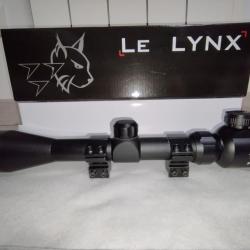 Lunette LE LYNX - OPTICS 3-9x40 réticule LUMINEUX + housse pour lunette Spica ( neuf )+couvercles