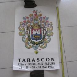 Affiche Tarascon XIe foire aux fleurs 1993