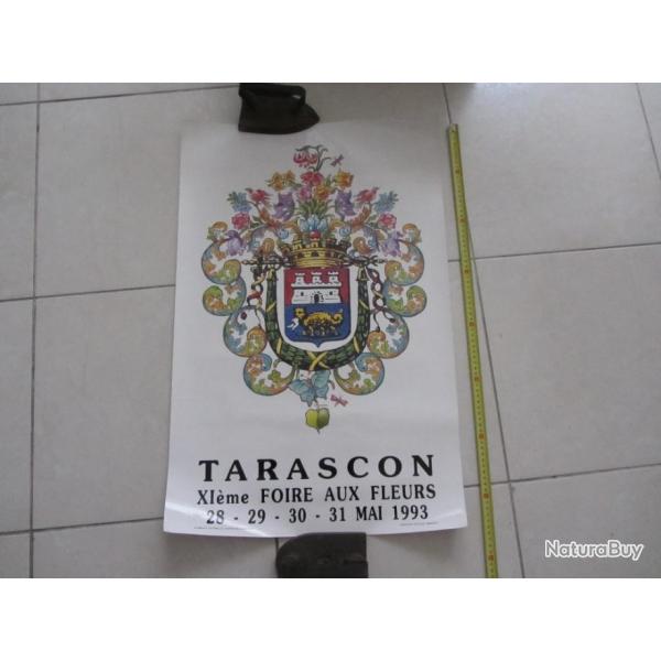 Affiche Tarascon XIe foire aux fleurs 1993