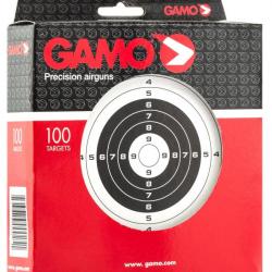GAMO - Paquet de 100 cibles cartonnées 14 X 14