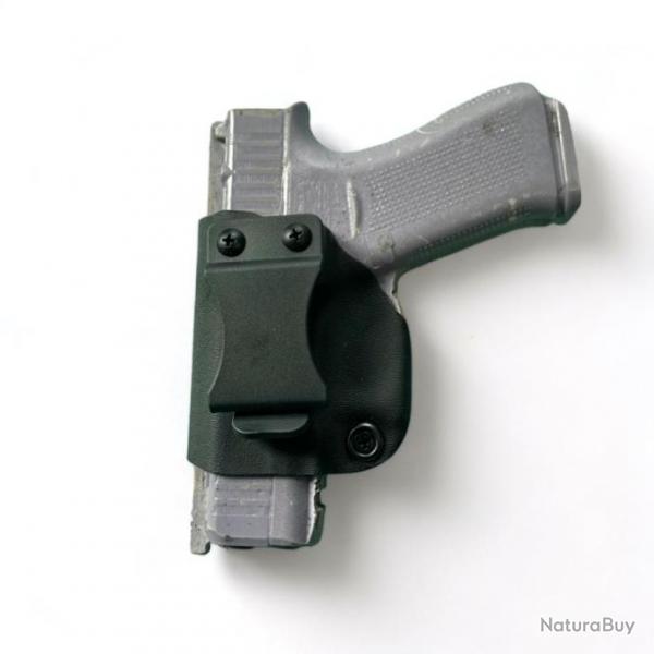 Offre spciale Police Gendarmerie Holster Inside KYDEX "Compact IWB" Glock 43X Gaucher