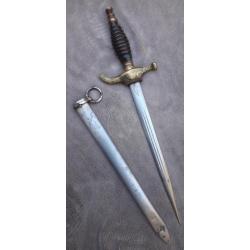 Dague de chasse  ancienne   manufacture  d'armes et cycles de Saint Étienne fin 19 eme
