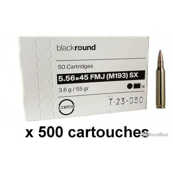 RUAG SWISS MUNITION cal.5,56x45 Nato (cal.223 Rem) FMJ SX M193 55gr x500