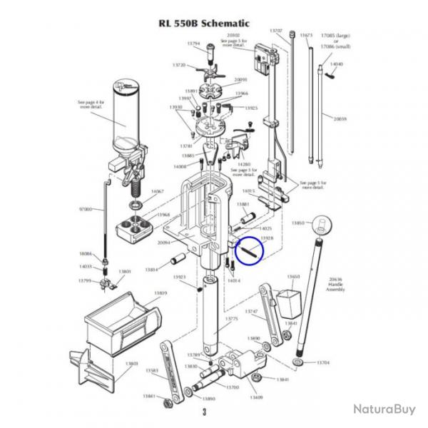 Slide Return Spring 13928 for Dillon RL550