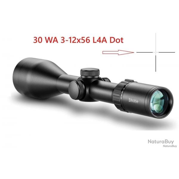 VANTAGE 30 WA IR - Low profile, capped turrets 3-12x56 30mm, WA, IR L4A Dot