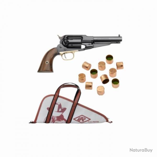 Vente Flash ! Revolver Pietta 1858 Rm acier Sheriff - Cal. 44 - Pack First