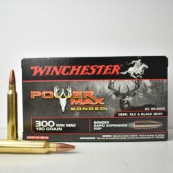 1 Boite de Balles Winchester 300 Win Mag - Power Max - 180Gr