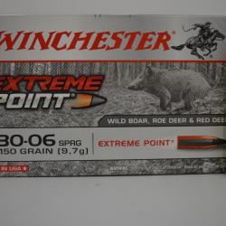 1 boite de Balles Winchester calibre 30.06 - Extreme Point 150Gr