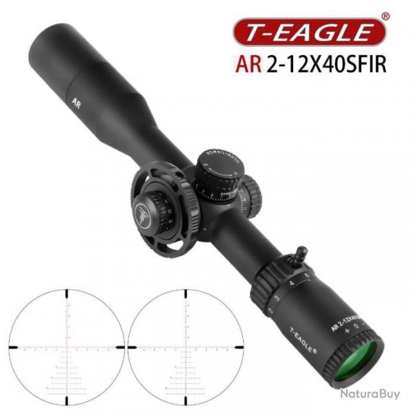 T-Eagle Lunette De Vise AR 2-12x40 SFIR Paiement en 3 ou 4 fois - LIVRAISON GRATUITE !!!