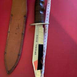 Couteau original BowieFourreau en cuir