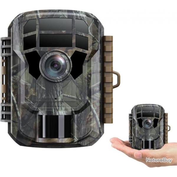 Camera de Chasse 2K HD 36MP Vision Nocturne Infrarouge cran LCD 2.0 Pouces Angle 120 tanche IP66