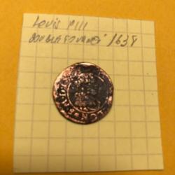 FRANCE - 1639 - Louis XIII - double tournois