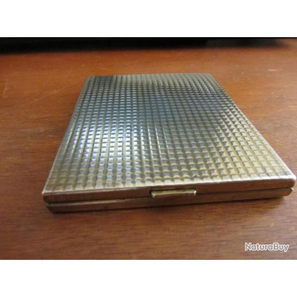 Etui  cigarettes en laiton 1940