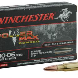 3 30-06 boites Munitions a percussion centrale Winchester Power Max Bonded+ 1 Boite de Geco PLUS 308
