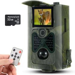 Caméra de Chasse 24MP 1080P HD Étanche IP66 Vision Nocturne 940nm LEDs  Angle 120 °