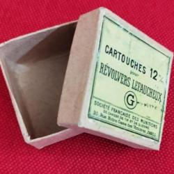 Petite Boite Lefaucheux carton, vide,recontruite  et rembordee façon  ancienne .Made in France .