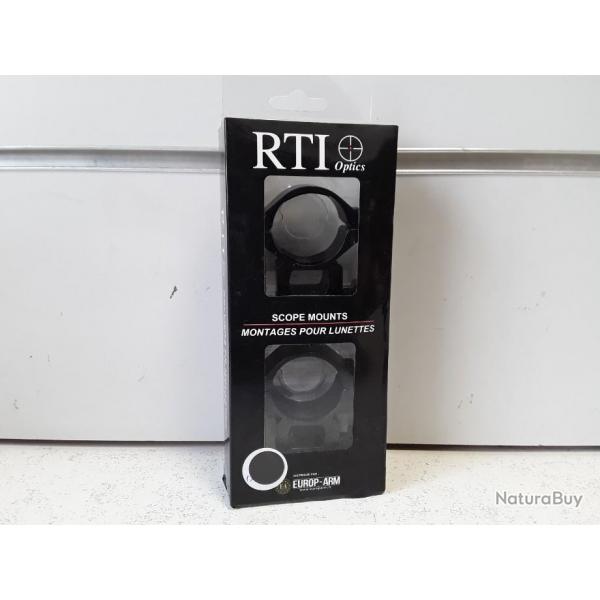 10461 COLLIERS MONTAGE POUR LUNETTE RTI OP164 DIAM 30MM RAIL 21MM NEUF