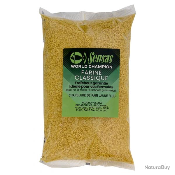 Additifs Amorce CHAPELURE DE PAIN JAUNE FLUO Sensas
