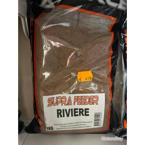 AMORCE FRANCE BAITS SUPRA FEEDER RIVIERE 1kg (promo)