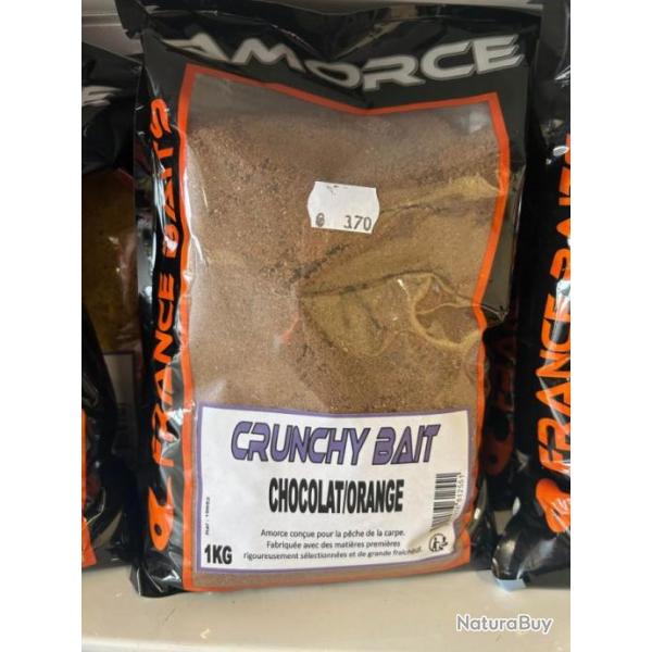 AMORCE FRANCE BAITS CRUNCHY BAIT CHOCOLAT ORANGE 1kg (promo)