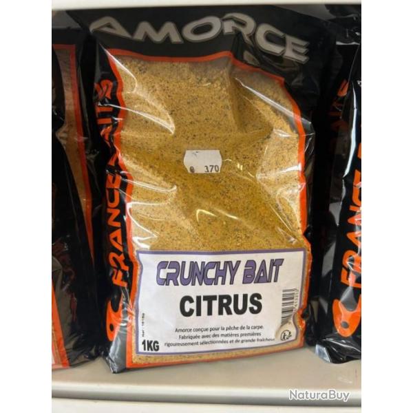 AMORCE FRANCE BAITS CRUNCHY BAIT CITRUS 1kg (promo)