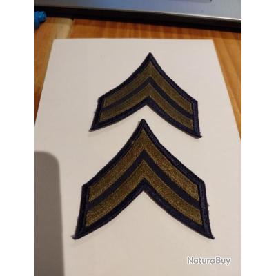 Lot de grades armée us CAPORAL ORIGINAL 1 - Epaulettes - Grades ...