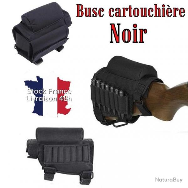 Busc cartouchire pour fusil noir - Envoi rapide depuis la France