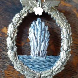 Insigne Allemand Mines Kriegsmarine Badge ORIGINAL  2° Guerre WW2 Minensucher Kriegsabzeichen