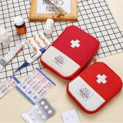 Mini trousse de premiers soins Portable Trousse de secours urgence pour médicaments Petit Sac