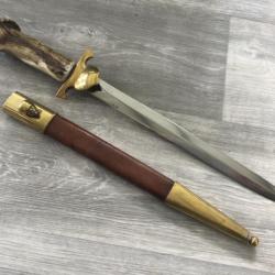 Dague de venerie cerf artisanal modele unique