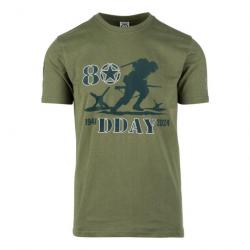 T-shirt : D-Day 80 ans vert
