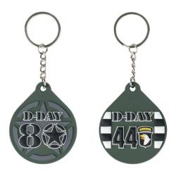 Porte-clés 3D PVC D-Day 80 ans