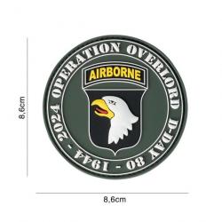 Patch 3D PVC D-Day 80 ans 101st Airborne