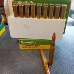 Lot de 4 boites  de Munitions 280 remington