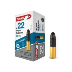Munitions Aguila Sniper Subsonic - Cal. 22LR