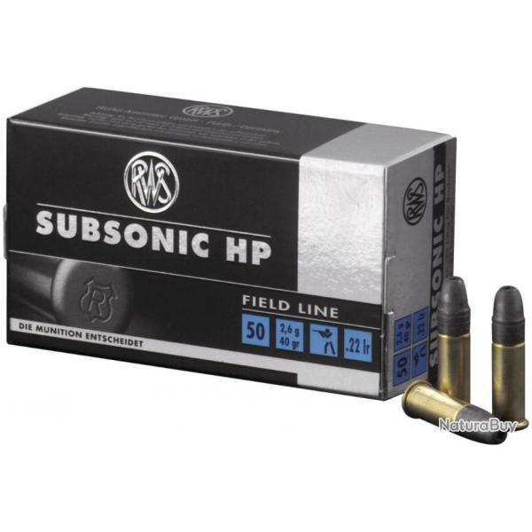 500 Munitions RWS 22LR Subsonic HP