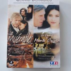 DVD "LES MISERABLES/LE COMPTE DE MONTE CHRISTO"