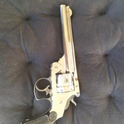 Magnifique Smith WESSON n 3 nickelé. Cal 44 russian.