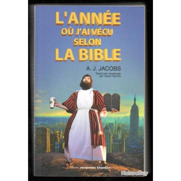 l'anne ou j'ai vcu selon la bible de a.j.jacobs